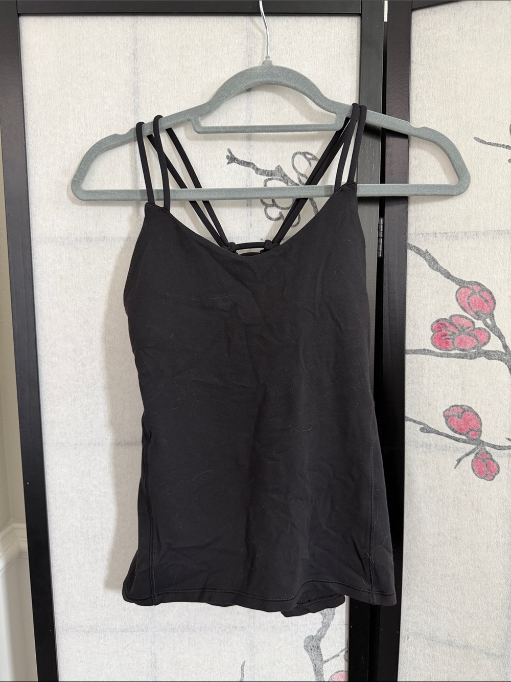 lululemon athletica Black Double-Strap Camisole